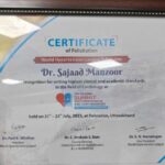 Certificate Award Dr. Sajaad